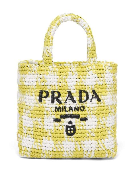 prada gingham bag